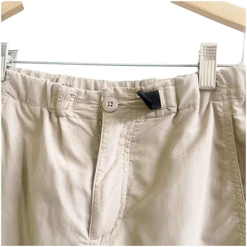 Patagonia Men’s Cargo Shorts Size Small Tan Outdoors Hiking Stretch Waist Nylon - Picture 3 of 11